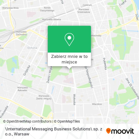 Mapa \International Messaging Business Solutions\ sp. z o.o.