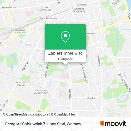 Mapa Grzegorz Sobkowiak Zielony Słoń