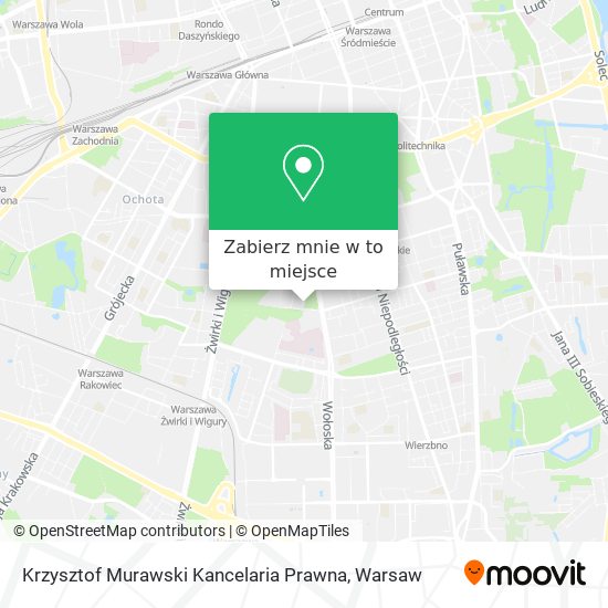 Mapa Krzysztof Murawski Kancelaria Prawna