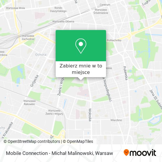 Mapa Mobile Connection - Michał Malinowski