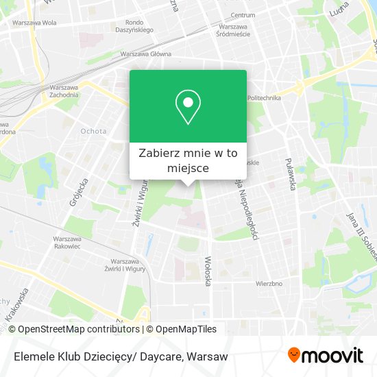 Mapa Elemele Klub Dziecięcy/ Daycare