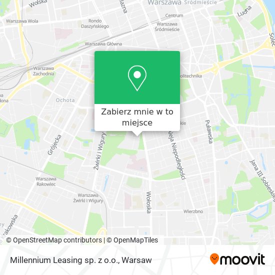 Mapa Millennium Leasing sp. z o.o.