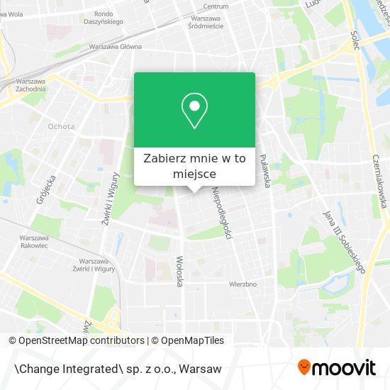 Mapa \Change Integrated\ sp. z o.o.