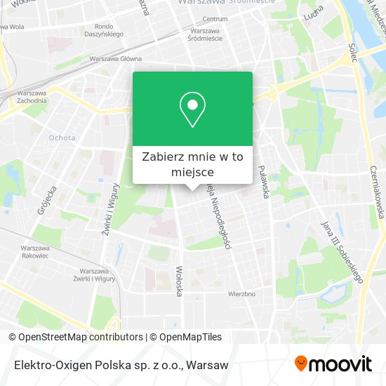 Mapa Elektro-Oxigen Polska sp. z o.o.