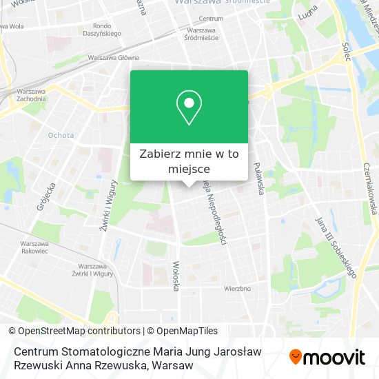 Mapa Centrum Stomatologiczne Maria Jung Jarosław Rzewuski Anna Rzewuska