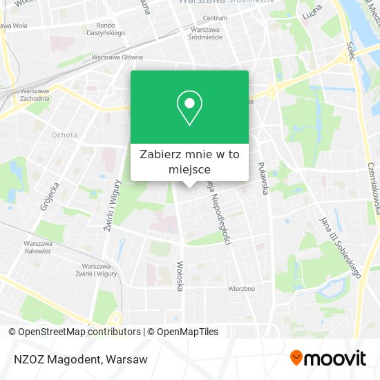 Mapa NZOZ Magodent