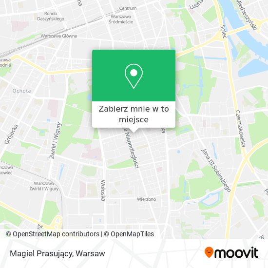 Mapa Magiel Prasujący