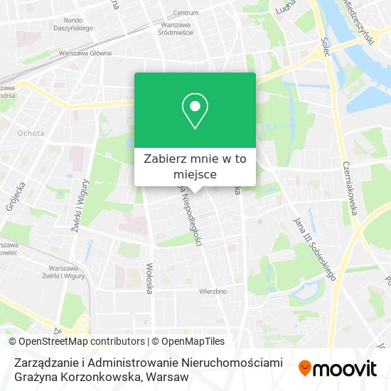 Mapa Zarządzanie i Administrowanie Nieruchomościami Grażyna Korzonkowska