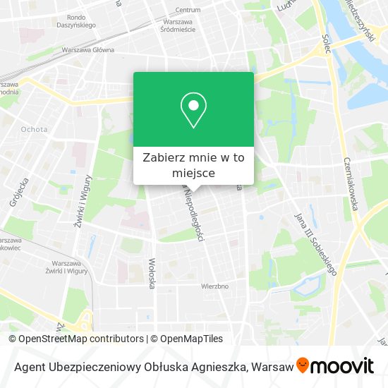 Mapa Agent Ubezpieczeniowy Obłuska Agnieszka