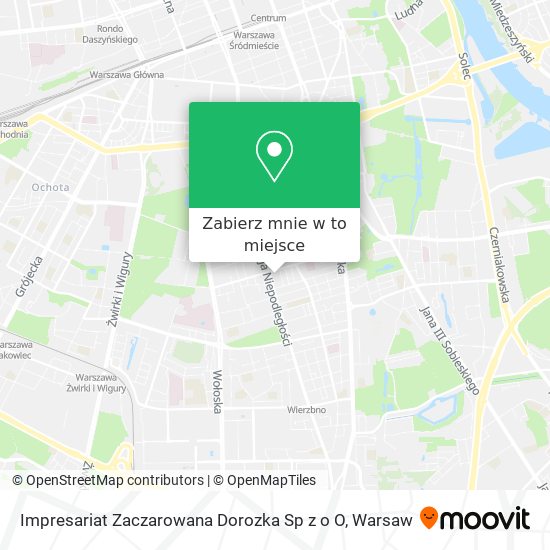 Mapa Impresariat Zaczarowana Dorozka Sp z o O