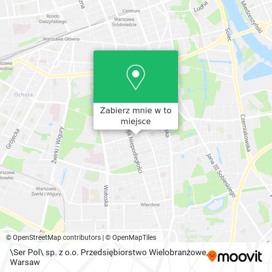 Mapa \Ser Pol\ sp. z o.o. Przedsiębiorstwo Wielobranżowe