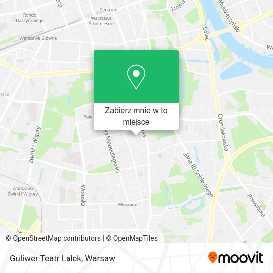 Mapa Guliwer Teatr Lalek