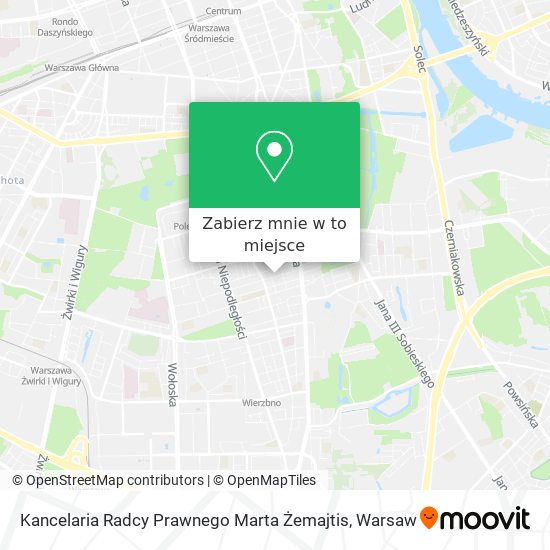 Mapa Kancelaria Radcy Prawnego Marta Żemajtis