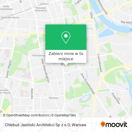 Mapa Chlebuś Jasiński Architekci Sp z o O