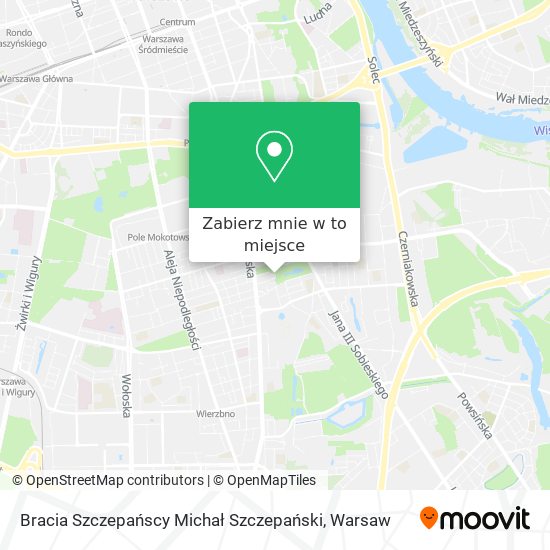 Mapa Bracia Szczepańscy Michał Szczepański