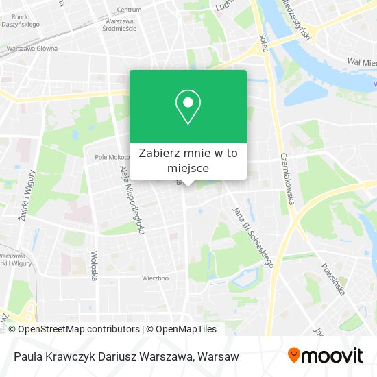 Mapa Paula Krawczyk Dariusz Warszawa