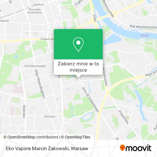 Mapa Eko Vapore Marcin Żakowski