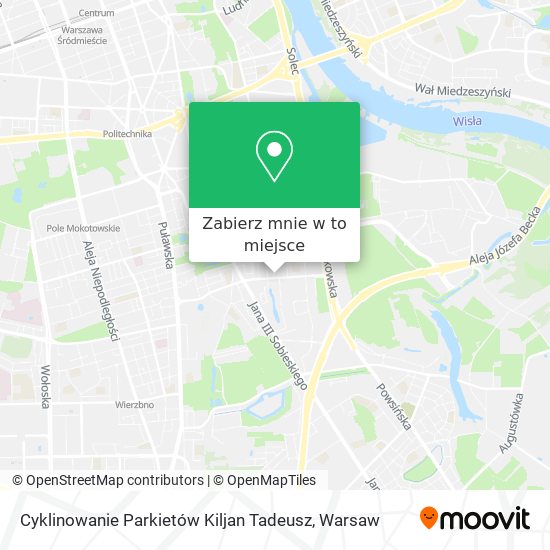 Mapa Cyklinowanie Parkietów Kiljan Tadeusz