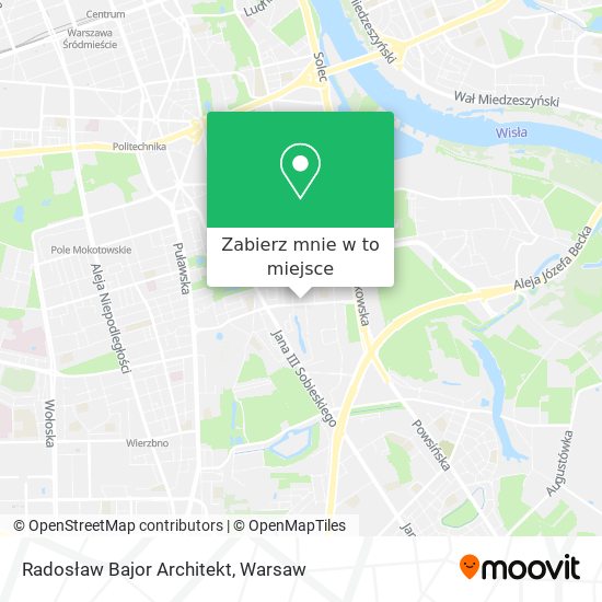 Mapa Radosław Bajor Architekt