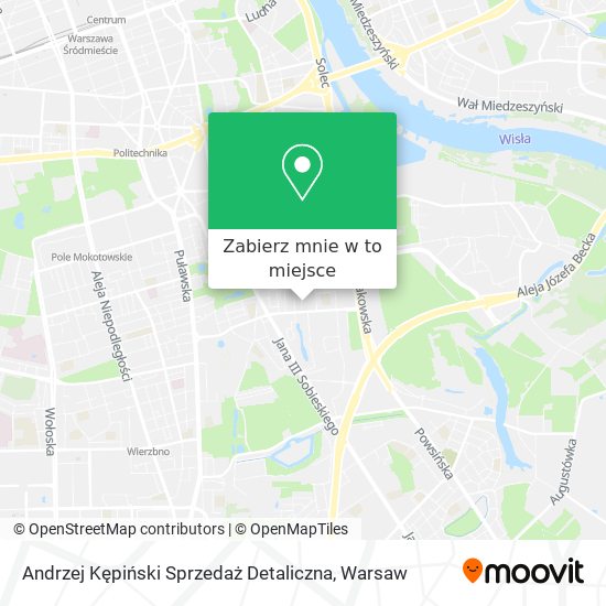 Mapa Andrzej Kępiński Sprzedaż Detaliczna