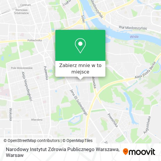 Mapa Narodowy Instytut Zdrowia Publicznego Warszawa