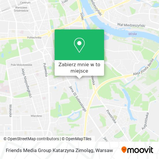 Mapa Friends Media Group Katarzyna Zimoląg