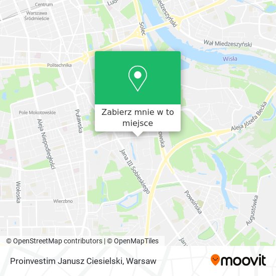 Mapa Proinvestim Janusz Ciesielski