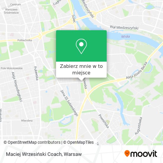 Mapa Maciej Wrzesiński Coach