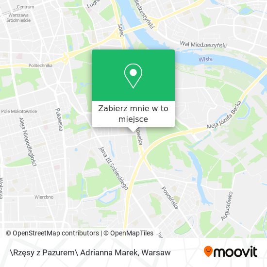 Mapa \Rzęsy z Pazurem\ Adrianna Marek