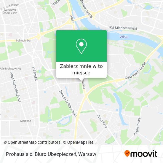 Mapa Prohaus s.c. Biuro Ubezpieczeń