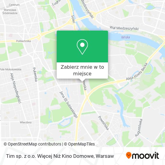 Mapa Tim sp. z o.o. Więcej Niż Kino Domowe