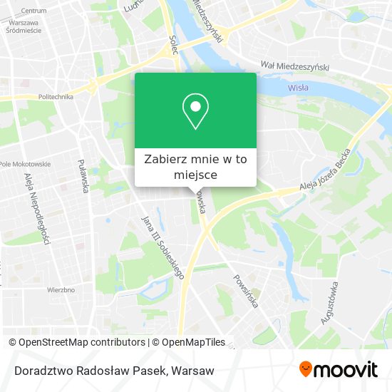 Mapa Doradztwo Radosław Pasek