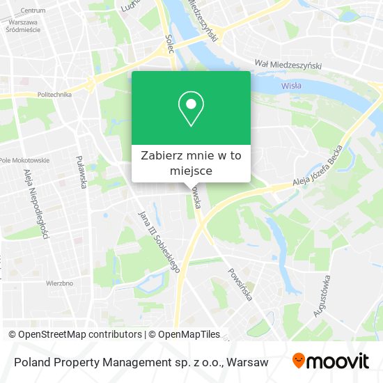 Mapa Poland Property Management sp. z o.o.