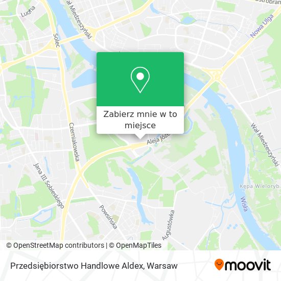 Mapa Przedsiębiorstwo Handlowe Aldex