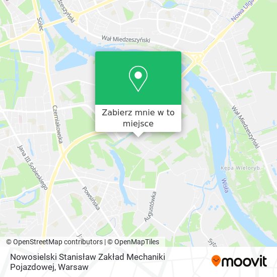 Mapa Nowosielski Stanisław Zakład Mechaniki Pojazdowej