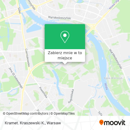 Mapa Kramet. Kraszewski K.