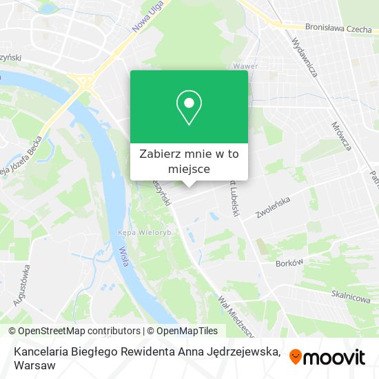 Mapa Kancelaria Biegłego Rewidenta Anna Jędrzejewska