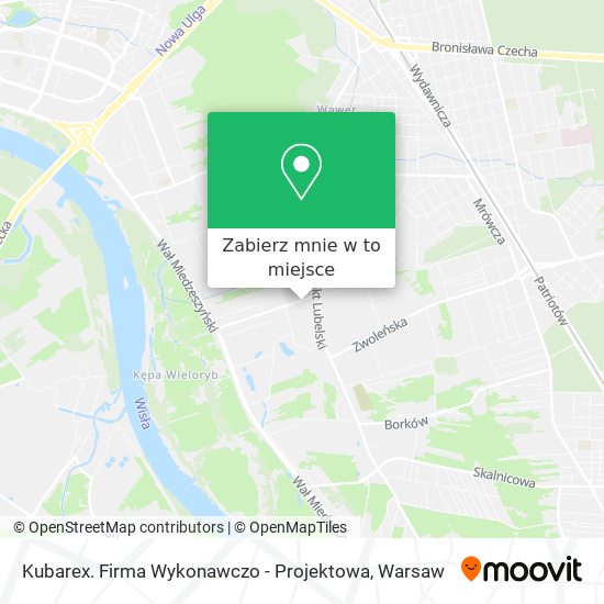 Mapa Kubarex. Firma Wykonawczo - Projektowa