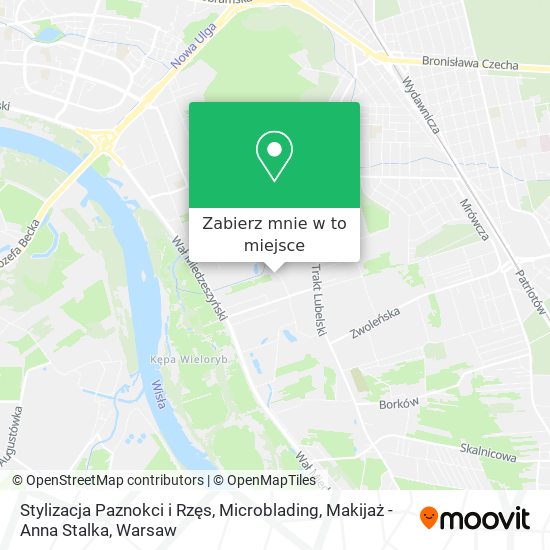 Mapa Stylizacja Paznokci i Rzęs, Microblading, Makijaż - Anna Stalka