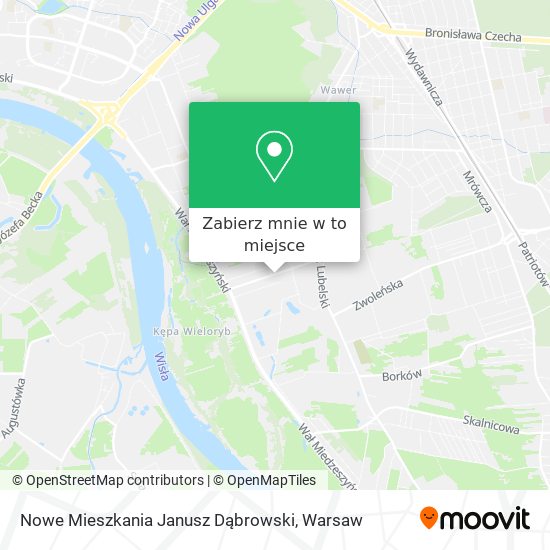 Mapa Nowe Mieszkania Janusz Dąbrowski