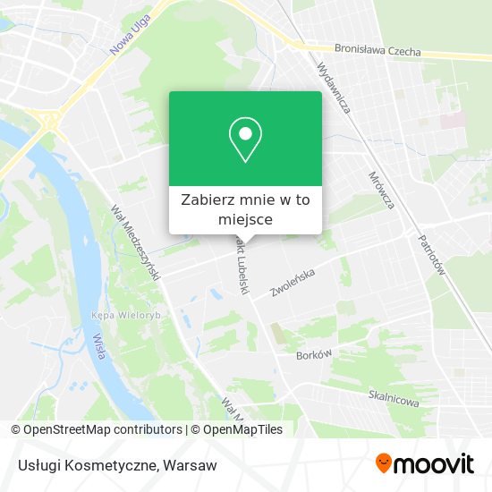 Mapa Usługi Kosmetyczne