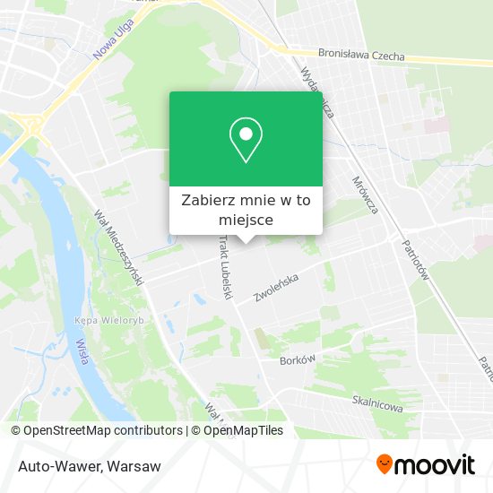 Mapa Auto-Wawer