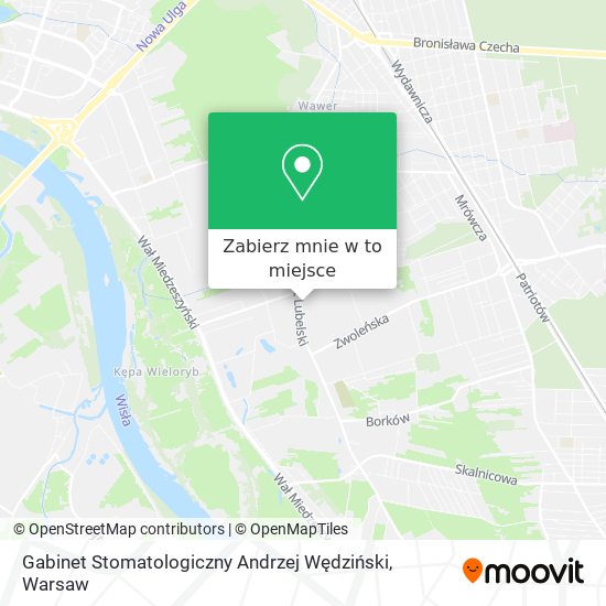 Mapa Gabinet Stomatologiczny Andrzej Wędziński