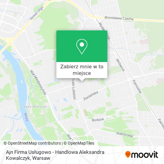 Mapa Ajn Firma Usługowo - Handlowa Aleksandra Kowalczyk