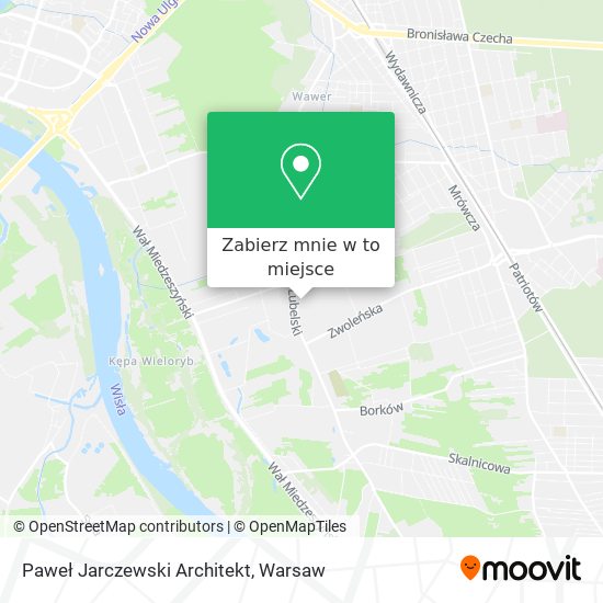 Mapa Paweł Jarczewski Architekt