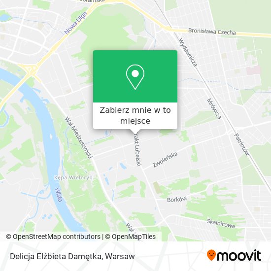 Mapa Delicja Elżbieta Damętka