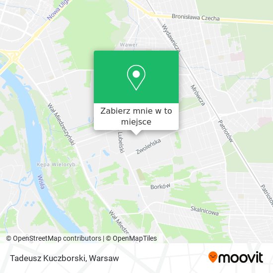 Mapa Tadeusz Kuczborski