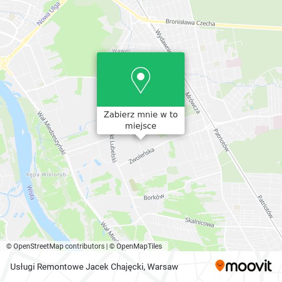 Mapa Usługi Remontowe Jacek Chajęcki