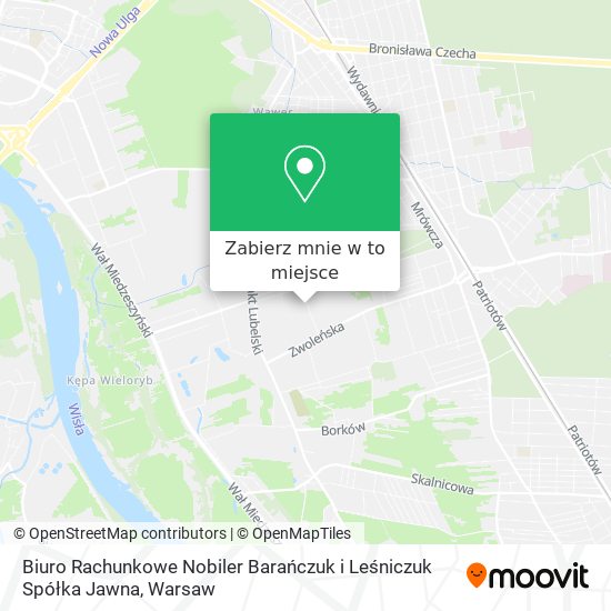 Mapa Biuro Rachunkowe Nobiler Barańczuk i Leśniczuk Spółka Jawna