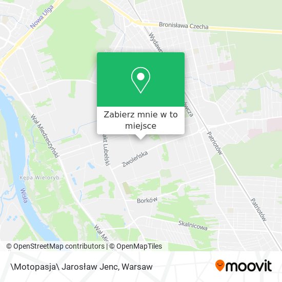 Mapa \Motopasja\ Jarosław Jenc